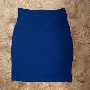 mini skirt blue SMALL new